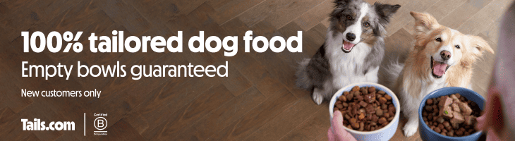 Win a year's supply of tailored dog food*