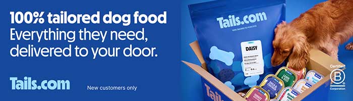 Win a year's supply of tailored dog food*