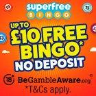 Up to £10 free bingo