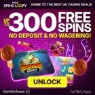 Claim up to 300 free spins