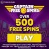 Get over 500 free spins